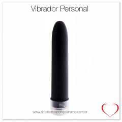 Vibrador Basico Preto 13cm Aveludado e confortável para usar com Segurança e Aumentar o Controle dos Músculos Vaginais